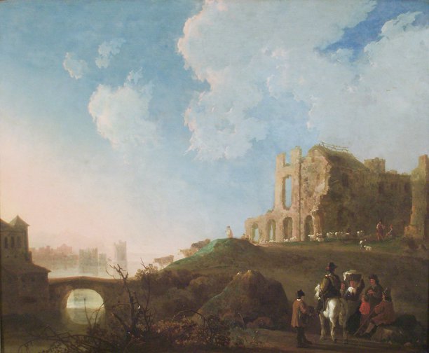 Paisaje con las ruinas de la Abadía de Rijnsburg (Landscape with the ruins of the Rijnsburg Abbey)